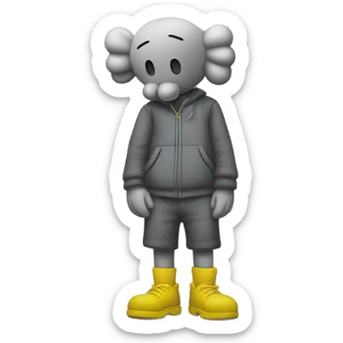 Kaws sticker