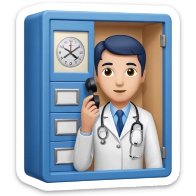 doctor who telephone cabinet sticker