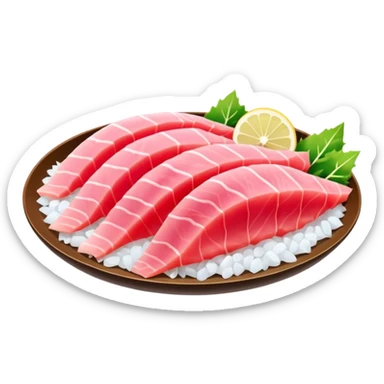 light pink sashimi 1 piece  sticker