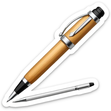 reed pen angled sticker