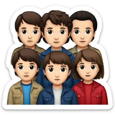 Stranger Things yazı  sticker