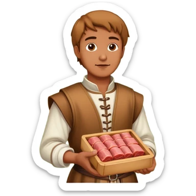 renaissance spam meat countryside landscape sticker