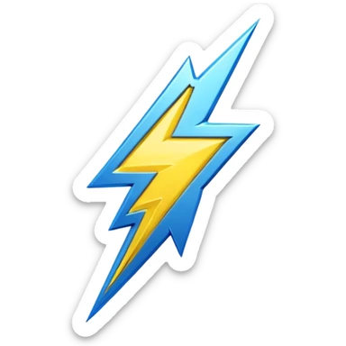 “Emoji-style RT logo, metallic silver with electric blue outline, bold and rounded like a sticker. Blue lightning bolt ⚡ on the left, yellow lightning bolt ⚡ on the right. Soft glow, glossy 3D finish, centered, white or transparent background.”But take reference of photo  sticker