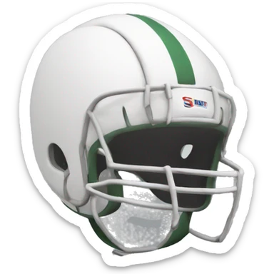 Rugby headgear sticker