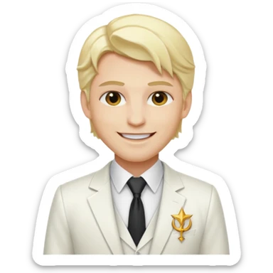 Lucifer Morningstar from Hazbin Hotel sticker