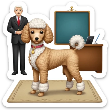 Poodle Dog Meeting and Trial sticker