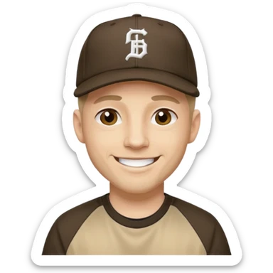 fito white male rapper sticker