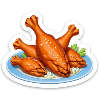 buffalo chicken wings sticker