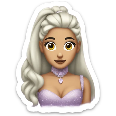 Ariana Grande as Galinda from wicked  sticker