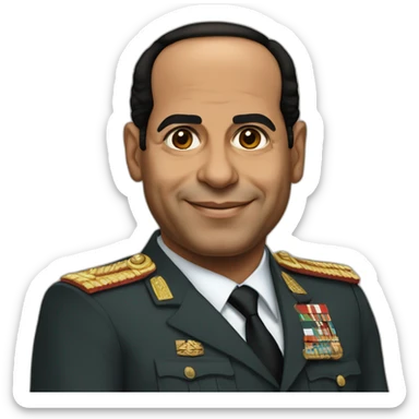 Abdel Fattah El sisi sticker