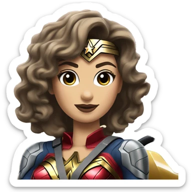  Wonder woman’s feminine offroad capable long-travel suspension 4x4 racing hypercar  sticker