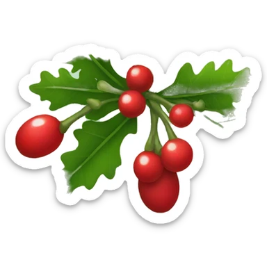 mistletoe sticker