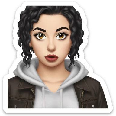 brat charli xcx  sticker