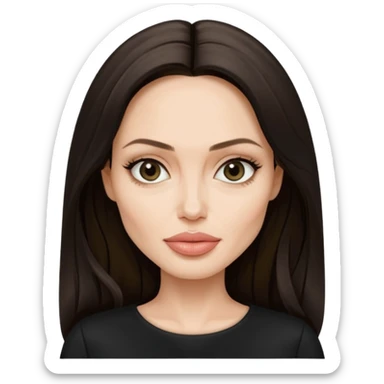 Angelina Jolie up to the waist sticker