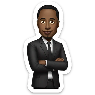 Mix of Elon musk and p diddy sticker