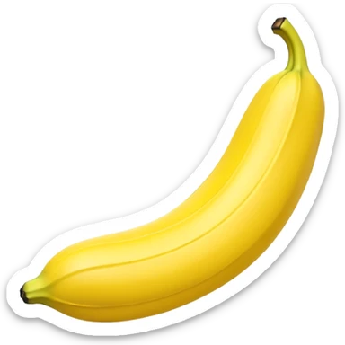 inflatable banana for winter entertainment sticker
