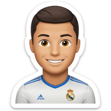 Sa un emoji de CR7  sticker