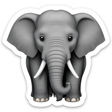 Republican Party Elephant but in a Game Of Thrones Intro Sigil Form - in a square picture frame sticker