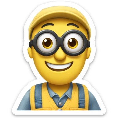 A minion emoji sticker