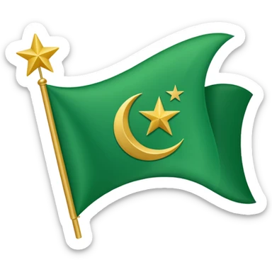 Pti flag  sticker