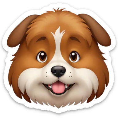 Cagnolino divertente imbarazzato  sticker