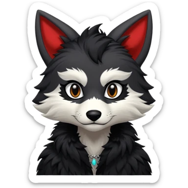 Edgy anthro furry by Falvie, LiLaiRa, griffsnuff, AngieWolf sticker
