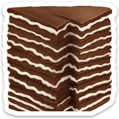 chocolate lasagna sticker