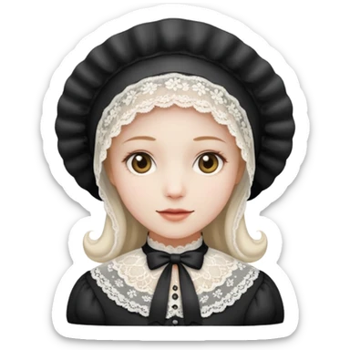 Witheret bonie sticker