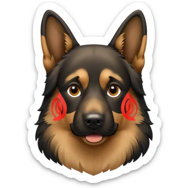 German shepard sticker