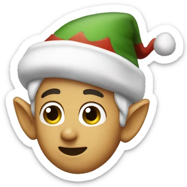 Itchy elf sticker