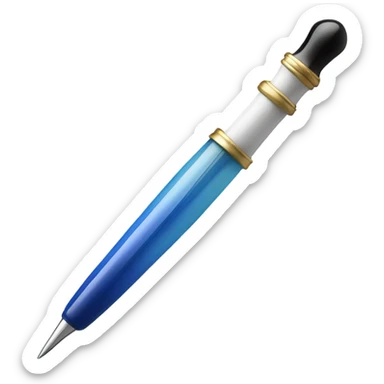 glass dip pen sticker