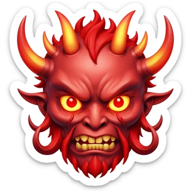 chaos god sticker
