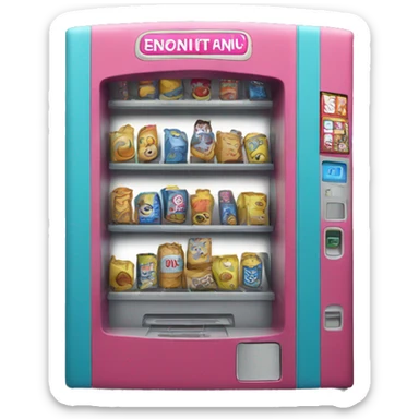 Vending machine iphone16 sticker