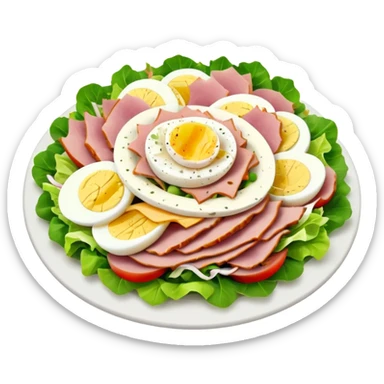 Chef salad with no tomatoes sticker