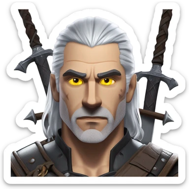 Geralt of rivia  sticker