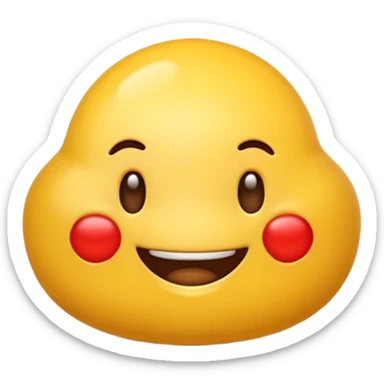 3D emoji symbolizing loyalty and frequent customer, food theme, friendly and modern, soft lighting, glossy, isolated, no background
 sticker