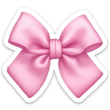 Cute girly bows sticker