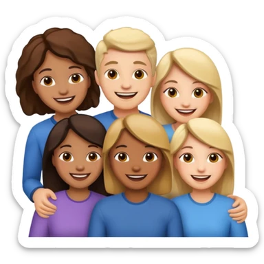 group of friends  sticker