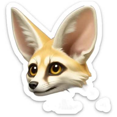 Fennec algérien sticker