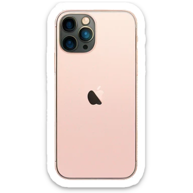 Light pink iPhone 14pro max sticker