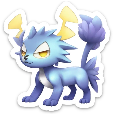 cute cool edgy shiny Digimon-Fakemon-animal full body sticker