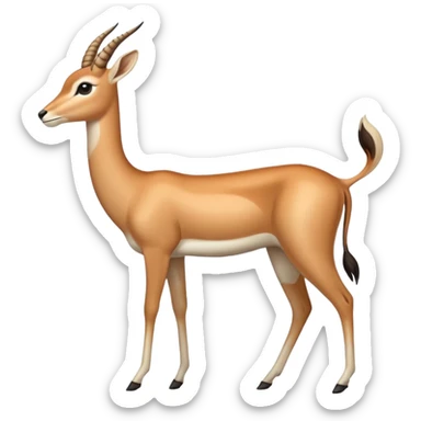 gazelle sticker