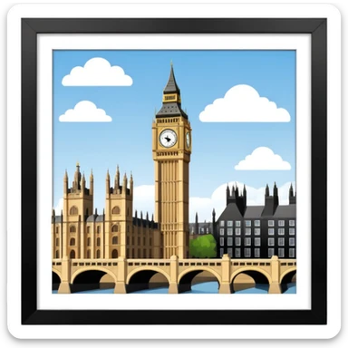 big ben london sticker
