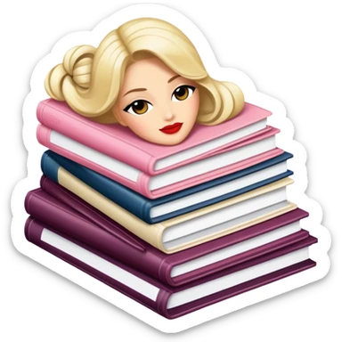 stack of vogue magazines sticker