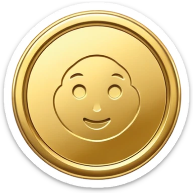 token coin sticker