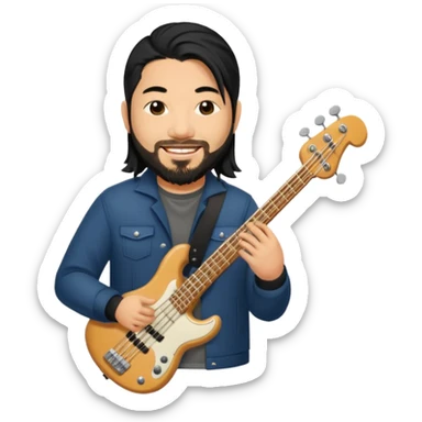 Chi Cheng (1970-2013) bassist of Deftones sticker