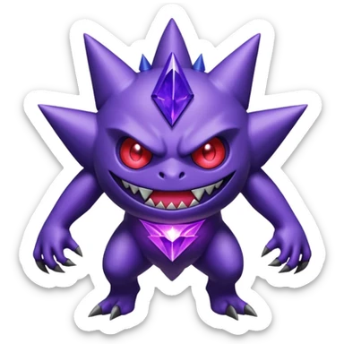 Gengar-Sableye-Genesect-fusion (full body) sticker