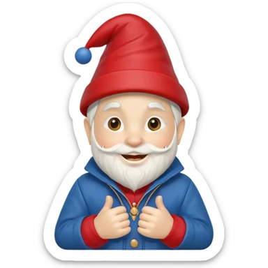 garden gnome sticker