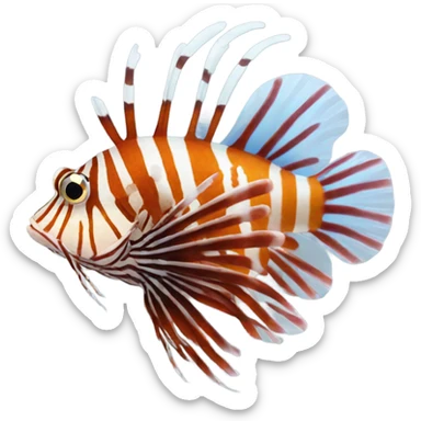 LION FISH sticker