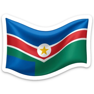 Crie um emoji da bandeira do estado do Paraná que fica no Pais Brasil sticker